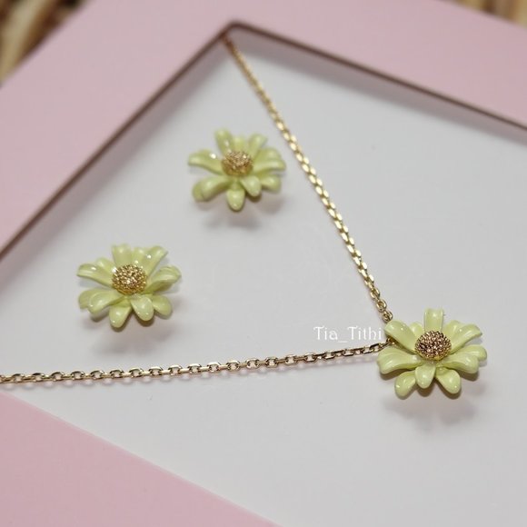 Kate Spade Flower Earrings and Mini Pendant Set - Picture 2 of 4